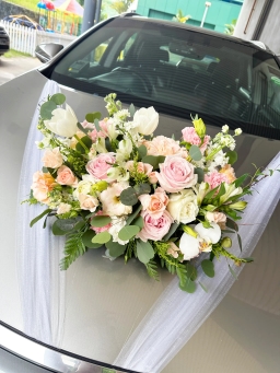 Bridal Car Fresh Flower Package 4